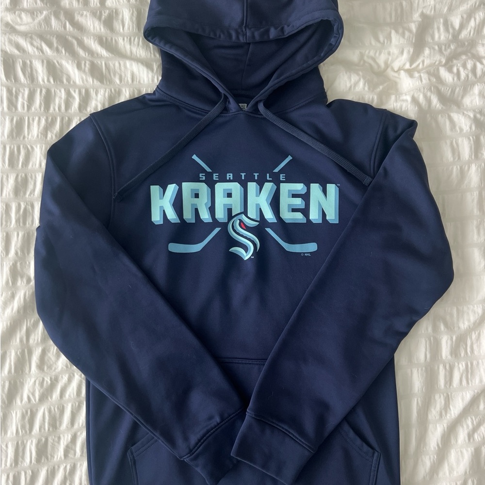 Seattle Kraken Navy Blue Hoodie